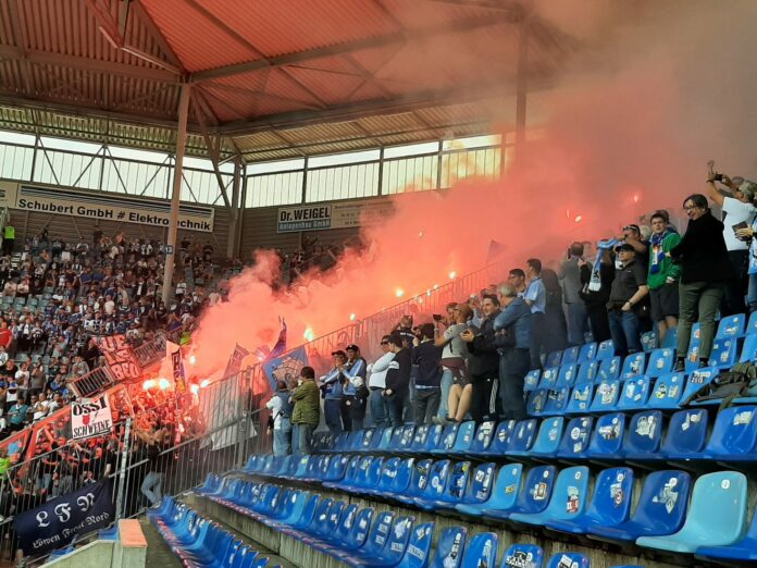 Pyro Magdeburg 1860 Strafe