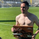 Marcel Bär dominiert und blickt nach vorne Marcel Bär Mixed Zone gegen Borussia Dortmund II Torschützenkönig