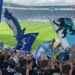 Auswärtsblock Mit Fans Des TSV 1860 München Beim Spiel In Magdeburg Saison 2021 22