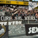 Die Fans des SC Verl in Dortmund.