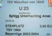 29.05.2004: Die Amateure des TSV 1860 kehren in die Regionalliga zurück TSV 1860 München U23 Amateure SpVgg Unterhaching