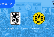 Sechzger.de Liveticker Tsv 1860 München Bvb II 3.liga