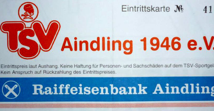 TSV Aindling TSV 1860 Ticket