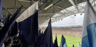 Dynamo Dresden TSV 1860 München Choreo vor Spielbeginn