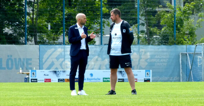 Günther Gorenzel Rainer Kmeth TSV 1860 München Geschäftsführer und Pressesprecher