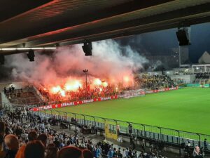 Borussia Dortmund fans at TSV 1860