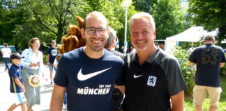 Felix Hiller Christian Poschet Fanbetreuer TSV 1860 München
