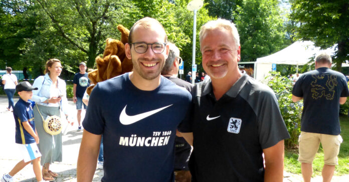 Felix Hiller Christian Poschet Fanbetreuer TSV 1860 München