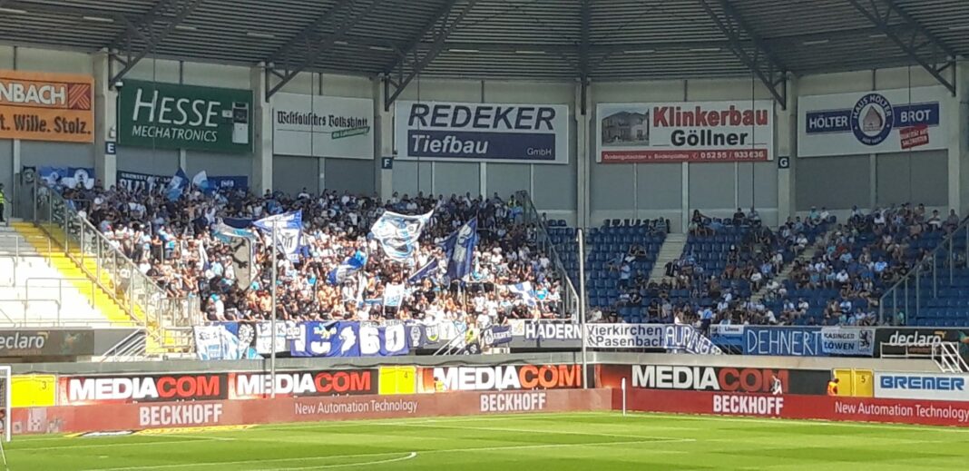 Gästeblock TSV 1860 München Gegen SC Verl In Paderborn