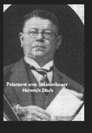 Foto von Heinrich Zisch, den Präsidenten und Erbauer des nach ihm benannten Stadions an der Grünwalder Straße