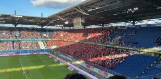 Rot-Weiß Essen beim Auswärtsspiel in Duisburg