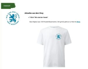 T-Shirt "Wir sind der Verein", das Original des eV