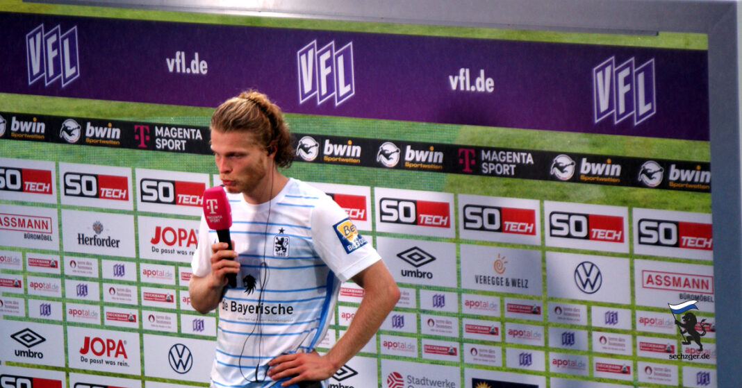 Jesper Verlaat TSV 1860 München im Interview mit Magenta Sport VfL Osnabrück