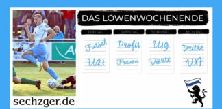 Wochenendvorschau TSV 1860 Löwen Wochenende Löwinnen NLZ U19 U17 U21 Dritte Vierte