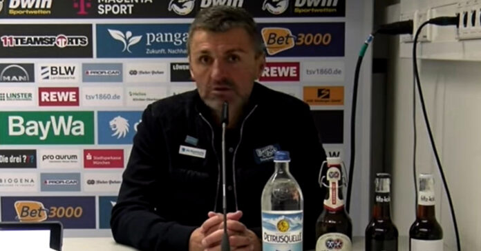 Tsv 1860 Löwen Saarbrücken Pressekonferenz Pk Michael Köllner halbzeit dominant