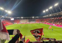 FC Ingolstadt 04 Erzgebirge Aue Blick Aus Dem Heimblock Dresden