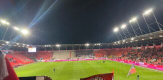 FC Ingolstadt 04 Erzgebirge Aue Blick Aus Dem Heimblock