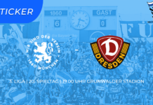 Sechzger.de Liveticker TSV 1860 München Dynamo Dresden