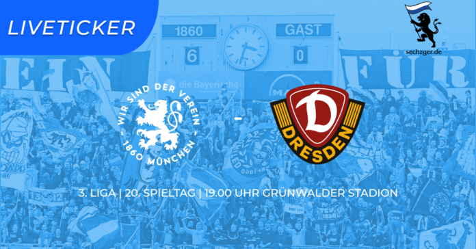 Sechzger.de Liveticker TSV 1860 München Dynamo Dresden