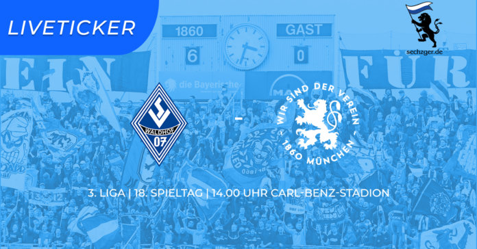 Liveticker SV Waldhof Mannheim TSV 1860 München