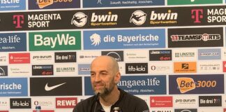Interims-Trainer Günther Gorenzel bei der Löwenrunde vor dem Auswärtsspiel in Meppen.