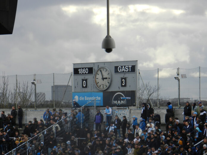 Endergebnis TSV 1860 München SC Verl 0 3 23 Spieltag 2022 23 Anzeigetafel Grünwalder Stadion