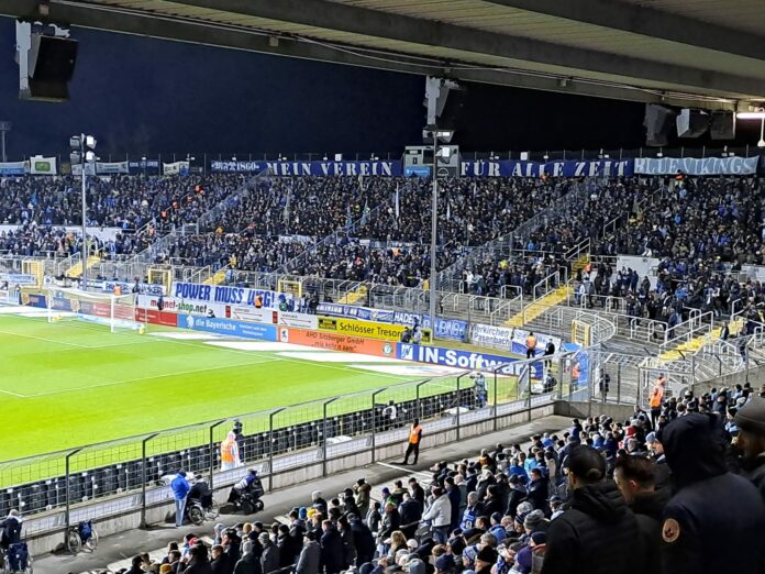 1860 Elversberg Westkurve Kein Support Freier Verkauf Sandhausen