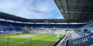 MSV Duisburg TSV 1860 München Fotogalerie Blick quer durch das Stadion