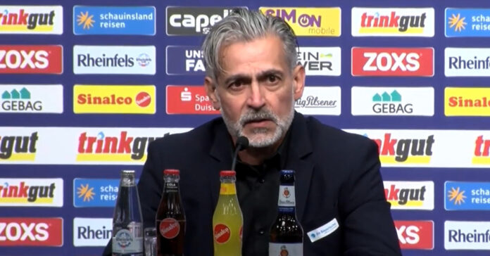 Msv Duisburg Tsv 1860 Pressekonferenz Pk Maurizio Jacobacci mehr Ruhe