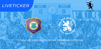 sechzger.de Liveticker FC Erzgebirge Aue - TSV 1860 München 28.Spieltag 2022-23