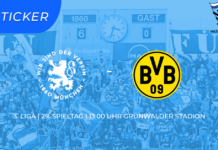 sechzger.de Liveticker TSV 1860 München - Borussia Dortmund II 29.Spieltag 2022/23 3.Liga