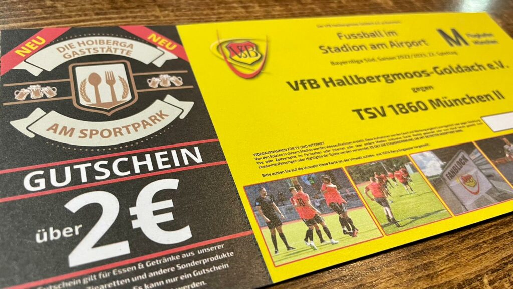 Vfb Hallbergmoos Tsv 1860 U21 Ticket