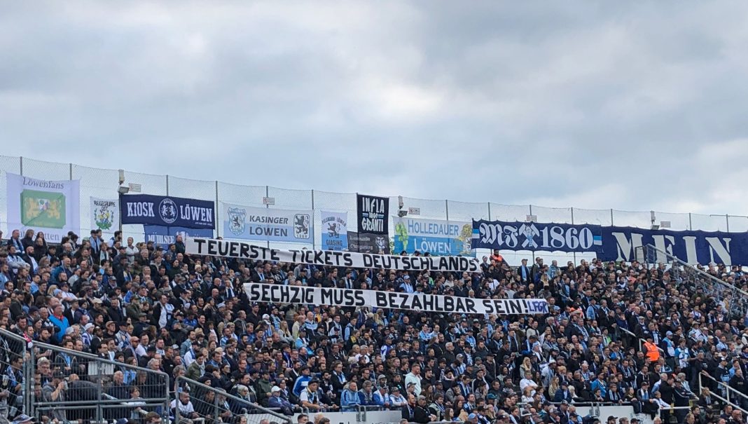 Spruchband Lfgr Sechzig Muss Bezahlbar Sein
