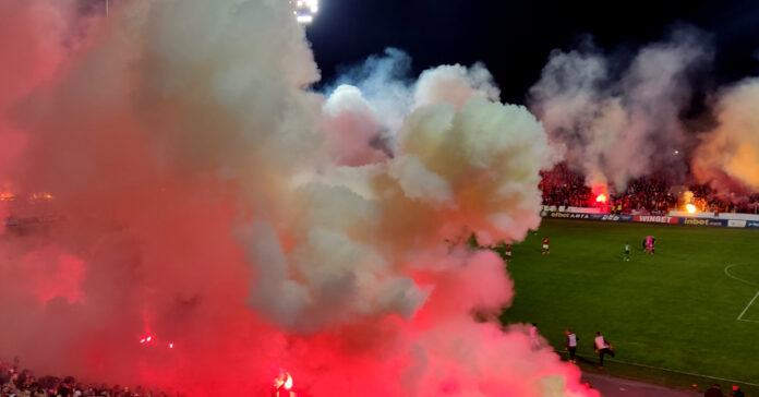 Groundhopping Bulgarien Cska Sofia Ludogorets Rasgrad Pyro
