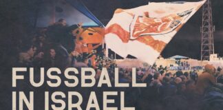 Flyer der Veranstaltung Fußball In Israel der Löwenfans Gegen Rechts zusammen mit Kaduregel Groundhopping