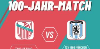 TSV Utting TSV 1860 München II Freundschaftsspiel 100 Jahre Jubiläum