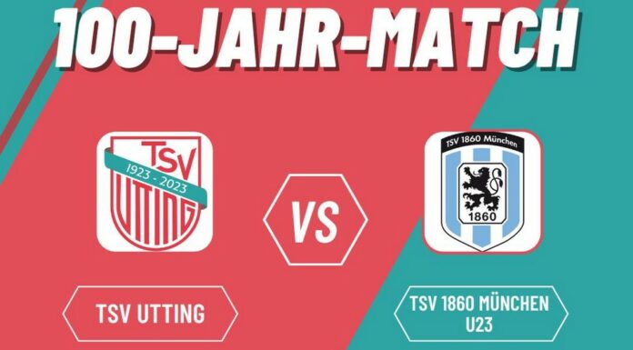 TSV Utting TSV 1860 München II Freundschaftsspiel 100 Jahre Jubiläum TSV Utting TSV 1860 München II Freundschaftsspiel 100 Jahre Jubiläum