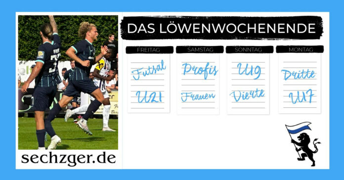 Tsv 1860 Sechzig Wochenende Programm Spielplan 4 löwen löwinnen u19 u17 u21