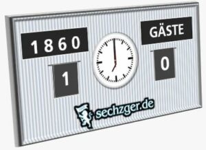 1 0 Spielstand Heimspiel TSV 1860 München Liveticker Sechzger.de