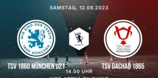 Vorbericht TSV 1860 München II TSV Dachau 1865 Bayernliga Süd 6.Spieltag 2023 24 Titelbild