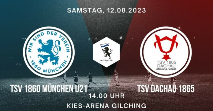 Vorbericht TSV 1860 München II TSV Dachau 1865 Bayernliga Süd 6.Spieltag 2023 24 Titelbild