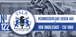 sechzger.de Talk Folge 122 nach der Niederlage gegen Erzgebirge Aue und vor den Duellen des TSV 1860 München gegen die DJK Hain und den FC Ingolstadt