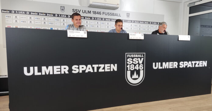 Ssv Ulm 1846 Tsv 1860 Pressekonferenz Pk Thomas Wörle Maurizio Jacobacci