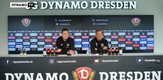Screenshot Dynamo TV Pressekonferenz Dynamo Dresden Vor Spiel Gegen TSV 1860 München Markus Anfang