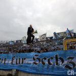 Wieder viele Plätze frei im sechzger.de Tippspiel TSV 1860 München SC Preußen Münster Banner Freiheit Für Sechzig Vor Der Westkurve
