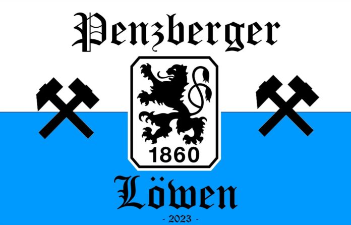 Penzberger Löwen Fahne