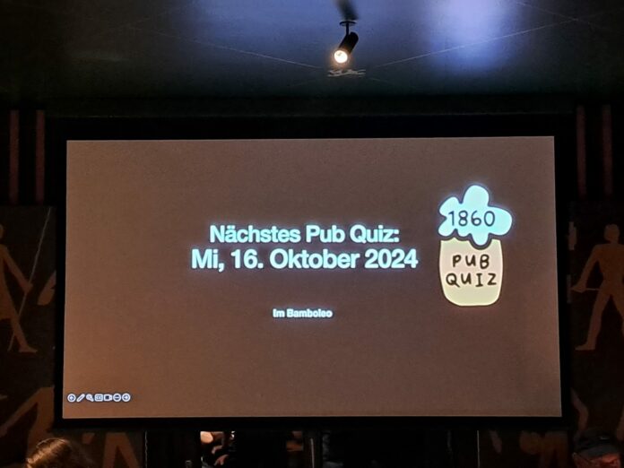 Pub Quiz 1860 Bamboleo