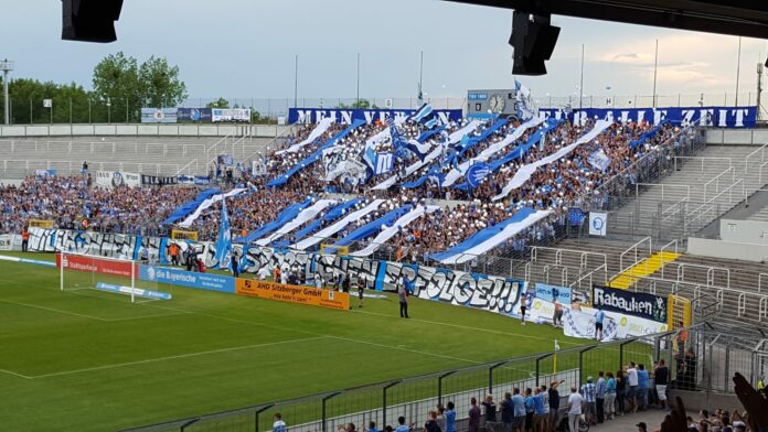 Grünwalder Stadion Westkurve Juli 2017 Rückkehr TSV 1860 München Gegen Wacker Burghausen