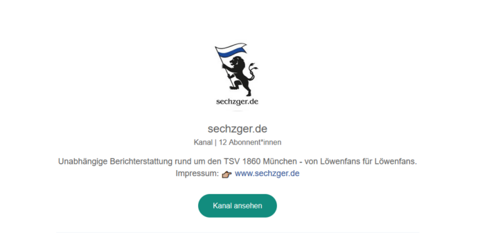 Sechzger De Whatsapp Channel