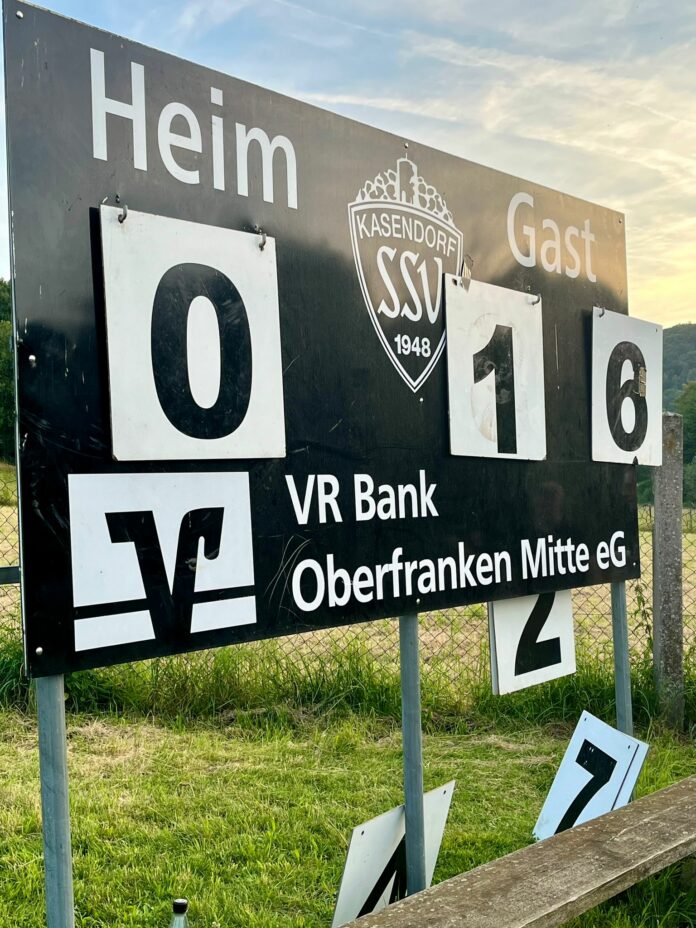 Endstand SSV Kasendorf TSV 1860 München Toto-Pokal